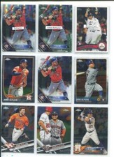 2011 Topps Update Jose Altuve RC, 2016 Green Refractor /99,  13 Different Cards
