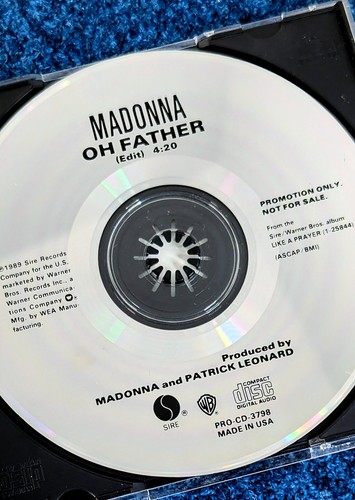 MADONNA OH FATHER PROMO CD SINGLE US 1989 Like A Prayer - Picture 3 of 6