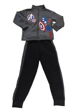 Marvels Captain America 2piece Jogger Gray Set Youth Size: 4 