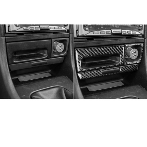 For Acura Integra 1994-2001 Accessories Carbon Fiber Center Console Storage Box - Picture 5 of 49