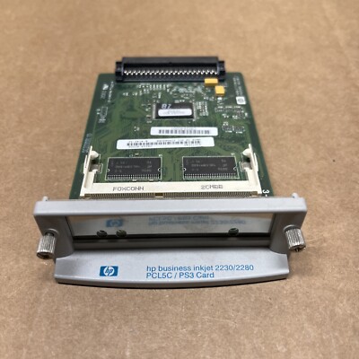 HP Business Inkjet 2600 PCL5C / PS3 Card C7793-20151 C8229-60002 C8229-60001 Tes