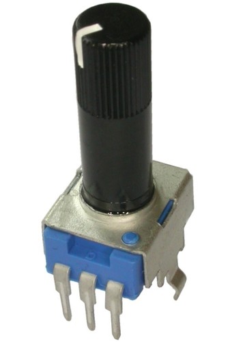 9mm Drehpotentiometer Knopftyp Mono Stereo, liegend stehen viele Werte - Picture 51 of 57