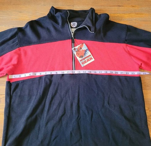 NWT Marlboro Unlimited Gear 1/2 Zip Pullover Sweater Jacket Large Vintage 90s - Picture 8 of 10