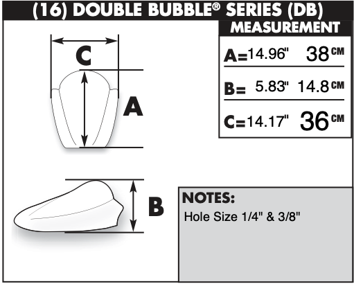 Zero Gravity Double Bubble 03-10 Suzuki SV650S/SA/SV1000S Zero Gravity Double Bubble 03-10 Suzuki SV650S/SA/SV1000S
