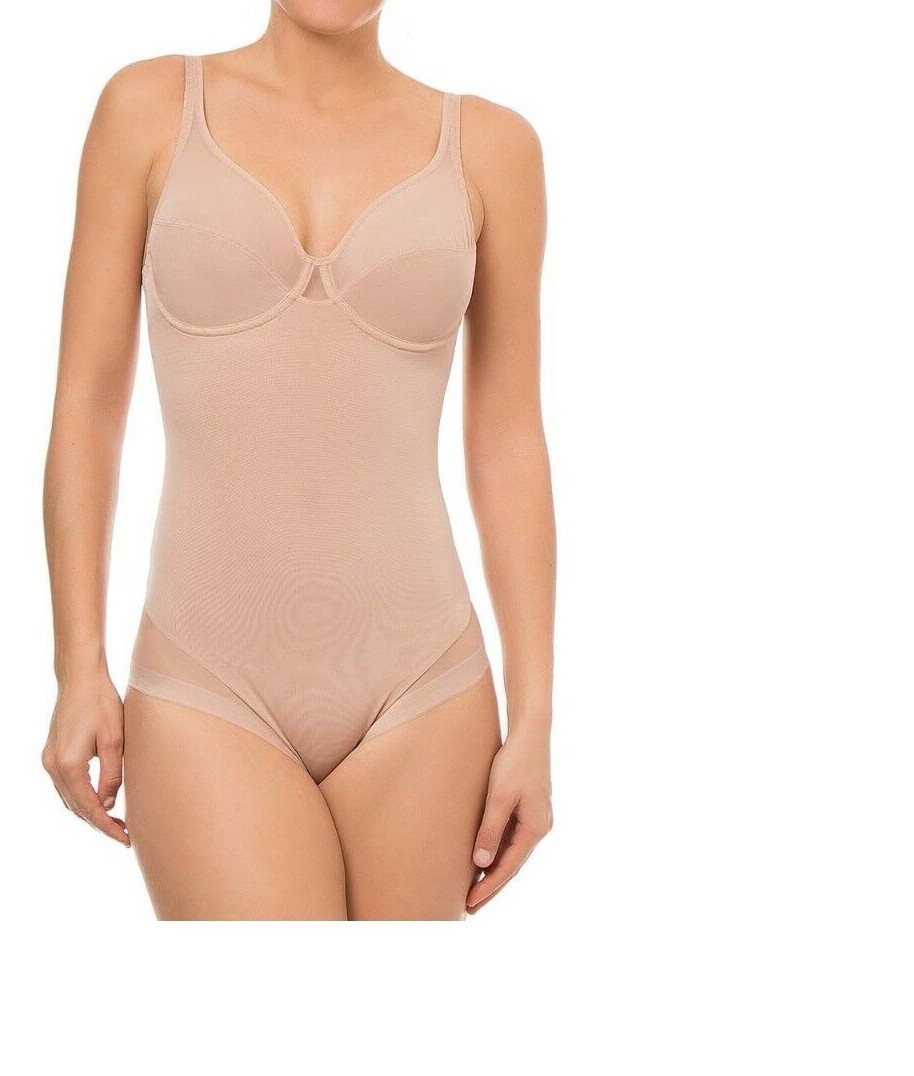 Body Sculptant Invisible Antigel Lise Charmel - Taille FR95E/EU80E/UK36DD | Nude | Tulle