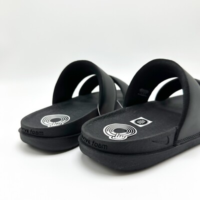 NEW* Women Nike Offcourt Duo Slide Black White (DC0496 001), Sz
