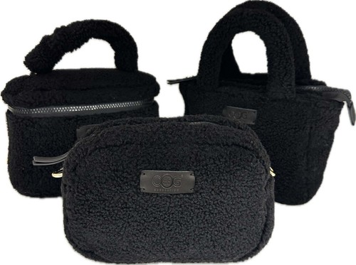 OOG teddy fur plush small bag wool shoulder bag handle bag tote bag - Picture 7 of 37