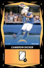 2024 UNO Elite Core Edition - Yellow Cameron Dicker Los Angeles Chargers #051