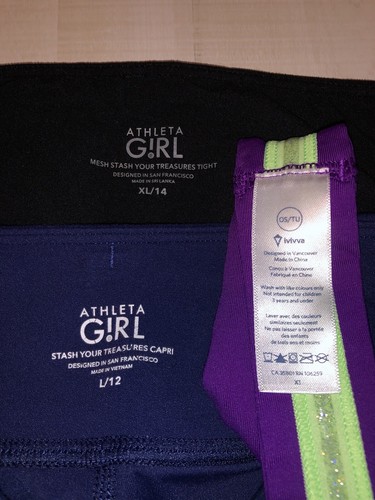 Athleta Girl Leggings & Ivivva Headband Set L/XL *BUNDLE & SAVE* $1 SHIPS MORE - Picture 6 of 8