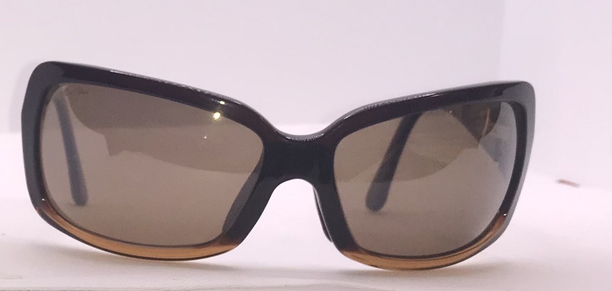 Maui Jim MJ-201-26 Sunglasses Polarized Lens JAPAN Brown 