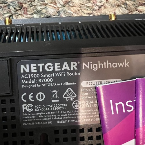 Netgear Nighthawk AC1900 Inteligentny dwuzakresowy router gigabitowy Wi-Fi R7000 - Zdjęcie 7 z 8