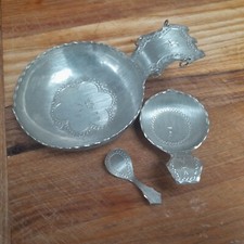 Vintage schwedischer Guksi Handarbeit Jokkmok großer und kleiner Löffel plus winziger Löffel