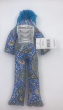 Dammit Doll 12" Plush Voodoo Stress Doll Blue Paisley 2018 New w/ Tag