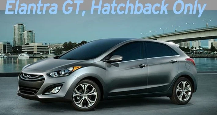 Копченый козырек на окно защита от солнца дождя K/125 4P для Hyundai Elantra GT 2013 ~ 17 - Изображение 2 из 4