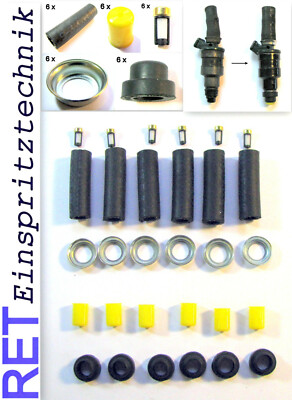 Reparatursatz Dichtsatz Einspritzdüsen Mercedes Benz BOSCH D-Jetronic 6 Zylinder