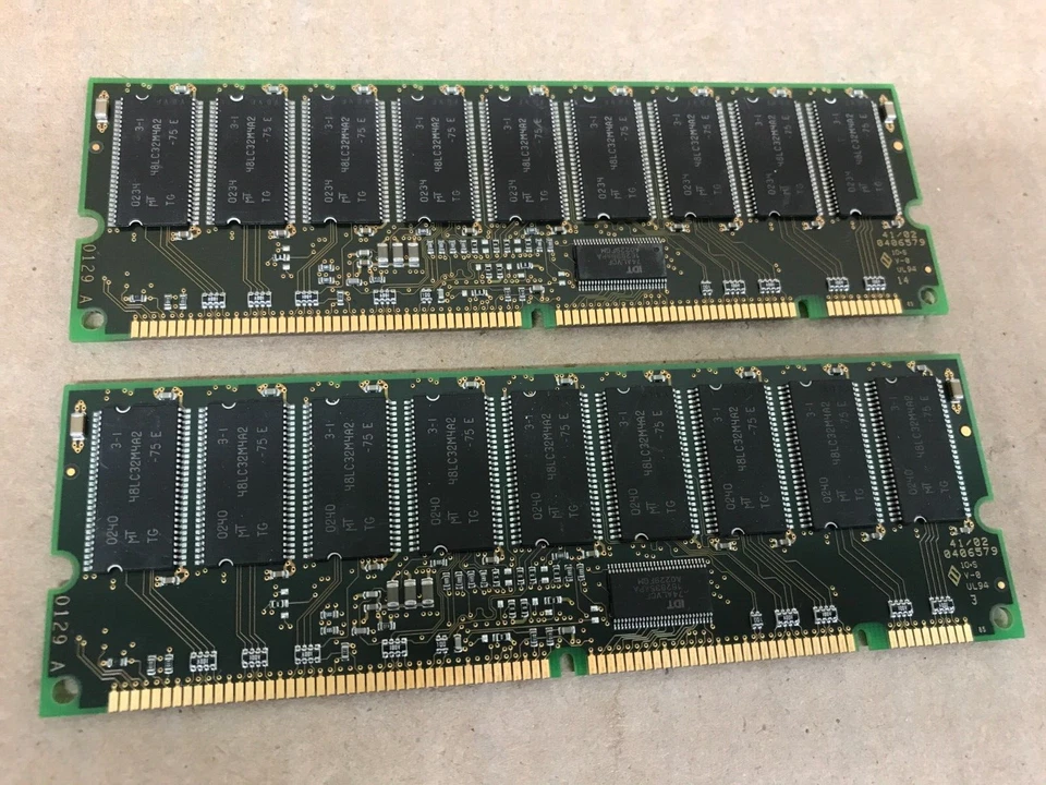 Micron 512MB (2 x 256MB)  DIMM PC133R CL3 ECC SDRAM Memory - Image 2 of 2