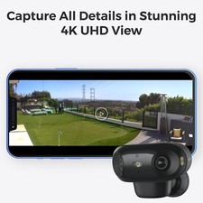 Reolink Argus 4 Pro 6W Solar Panel 4K Security Camera 180° Blindspot-Free View 2