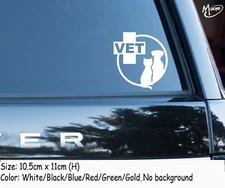 VET Car Sticker Reflective Veterinary symbol wall stickers decals best gifts1