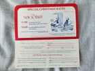 Vintage The New Yorker Christmas Gift order envelope copyright 1961 — photo 4