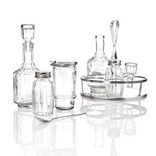 Kerafactum Menage da tavolo, 5 pezzi, aceto, pepe, sale e senape, con (S6R)