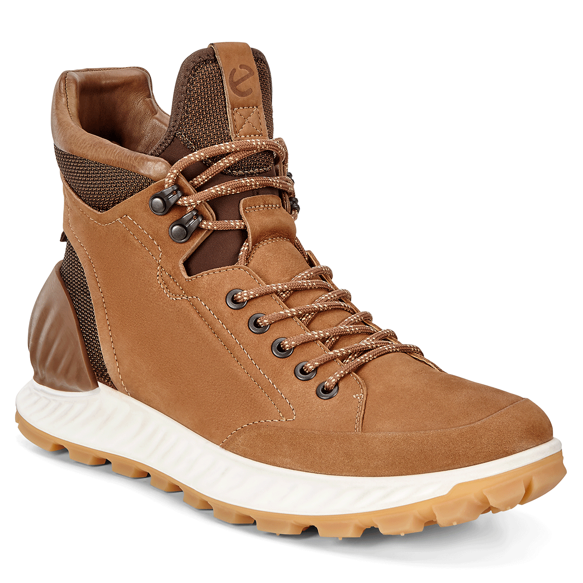 Ecco Mens High-Cut Hydromax Durable YAK Leather PU Heel Exostrike Boots Ecco Mens High-Cut Hydromax Durable YAK Leather PU Heel Exostrike Boots