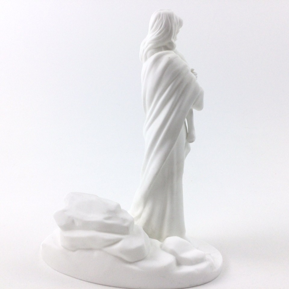 Lenox Footprints in the Sand Christ Jesus Child Bone China Figurine