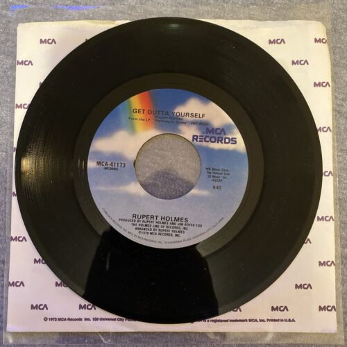 Rupert Holmes Him / Get Outta Yourself 45 RPM Vinyl 1979 MCA Records 7 Inch - Picture 2 of 2