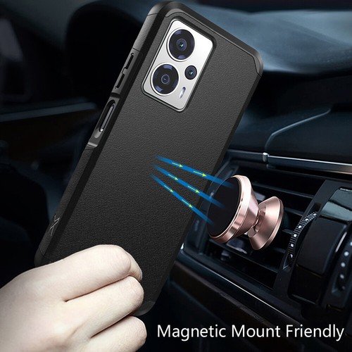 Funda rígida híbrida de doble capa para Cricket Outlast 5G 2024 + vidrio templado - Imagen 10 de 38