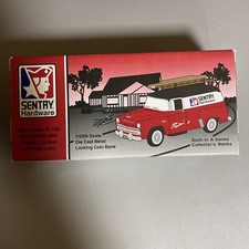 Liberty Sentry Hardware 1957 Dodge D-100 Town Panel Coin Bank 1/25 Diecast NEW