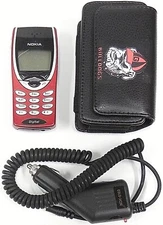 Nokia 8260 - Red and Black ( Unknown TDMA Network ) Rare Cell Phone - Bundled