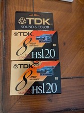 TDK Precision Camcorder Tape 8 mm High Standard 120 Minutes Video Cassette 2pk