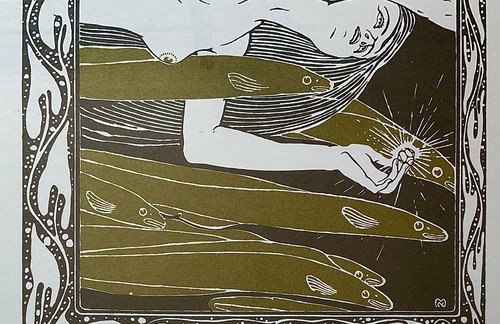 Koloman MOSER (1868-1918), Siebdruck, Akt Symbolist Curiosa WIENER SEZESSION - Bild 4 von 12