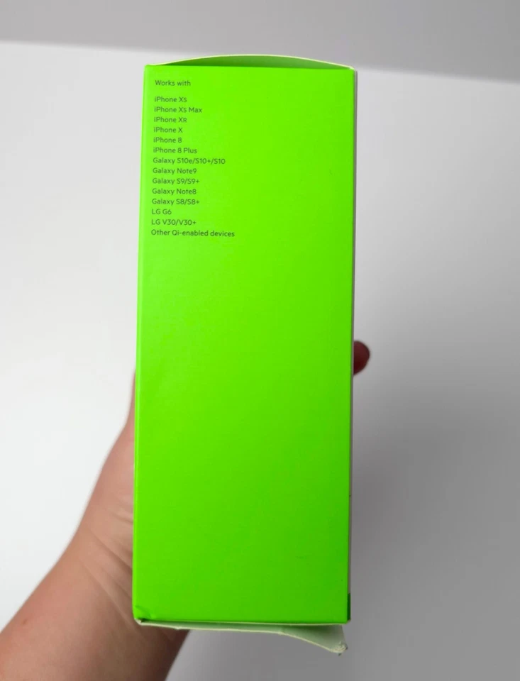 Almohadilla de carga inalámbrica Qi Belkin Boost Charge 10 vatios negra NUEVA EN CAJA Foto 3 de 4