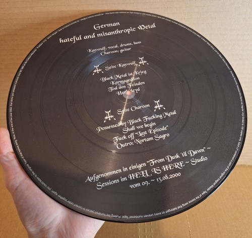 NARGAROTH Fuck Off Nowadays Black Metal picture LP / Mayhem, Gorgoroth, 1349 - Picture 7 of 9