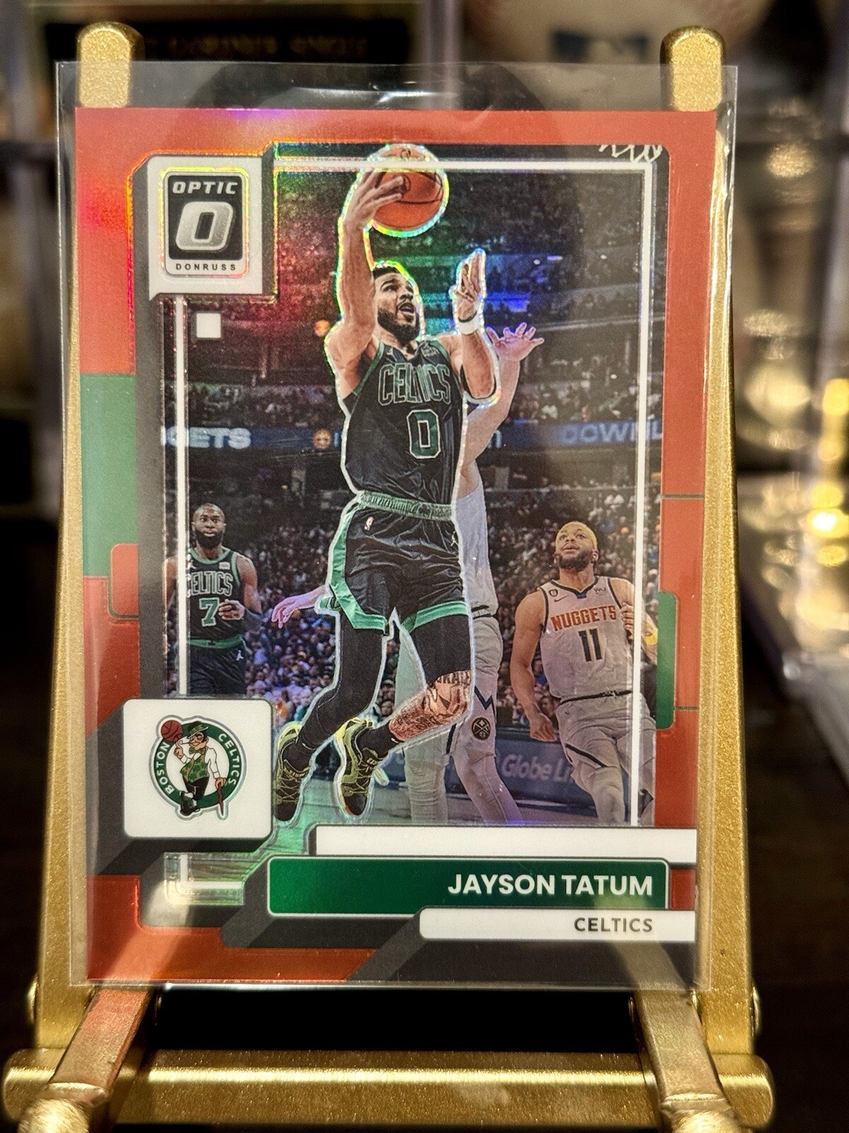 2022-23 Panini Donruss Optic - Red Prizm #8 Jayson Tatum # /99 CELTICS🔥