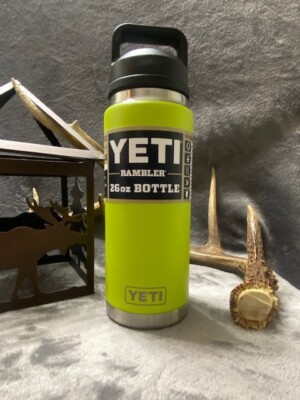 YETI Rambler 26 oz Bottle w/ Chug Cap *Chartreuse* Limited Edition
