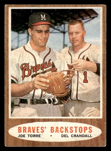 1962 Topps Braves' Backstops Torre/Crandall Milwaukee Braves 351 VG-EX XX7811