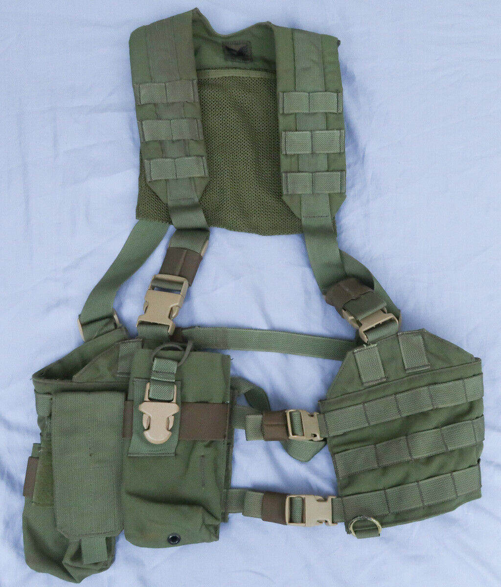 Eagle Industries H Harness OD Green with Pouches Mag Radio OldGen USA Made