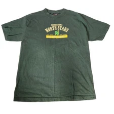 Old Time Sports Mens Sz L Short Sleeve T Shirt Minnesota North Stars Hockey Vtg
