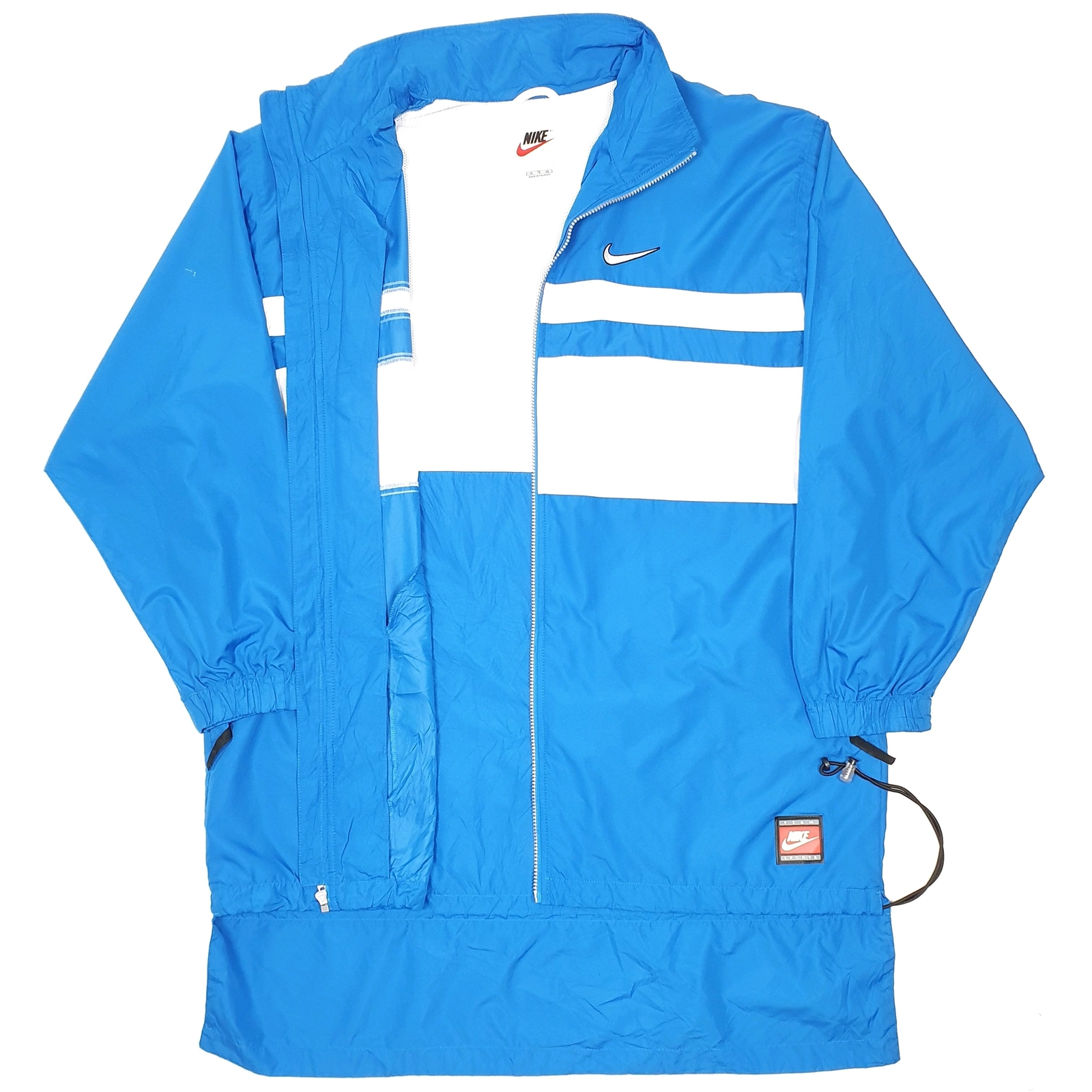 NIKE Windbreaker Jacket Coat Insulated Vintage Team 80s 90s Mens XXL image 2
