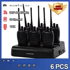 Walkie Talkie Dual Band Long Range Standby UHF 400-470MHz USB Ham Two Way Radio