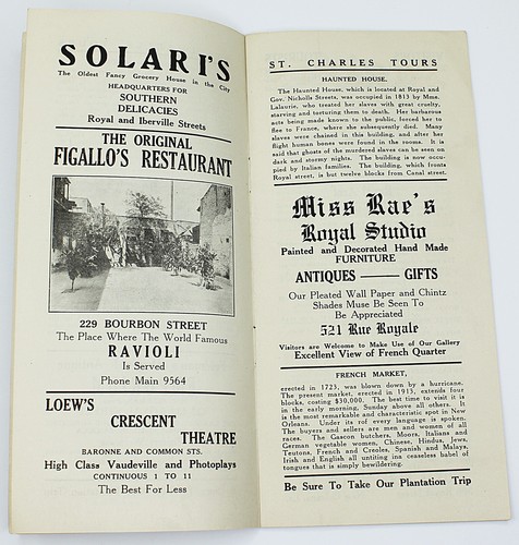 ST CHARLES TOURS New Orleans Travel Brochure Creole Sections and The Old French - Picture 7 of 8