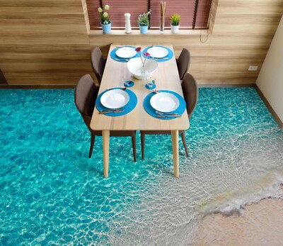3D Sea Sandy Beach O2326 Floor WallPaper Murals Wall Print Decal 5D Eve 2024