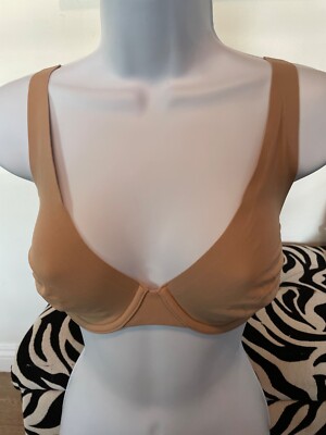 SKIMS FITS EVERYBODY HIGH APEX BRA (34DD) CLAY BR-PLG-3210 #123