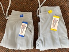 Marc New York Ladies' Ribbed Jogger Water Blue Small Large 1549427 NWT