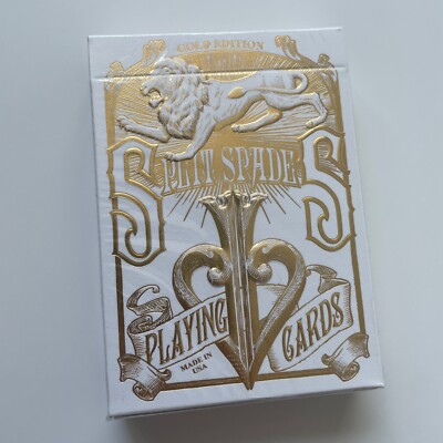 David Blaine Split Spades Gold Spielkarten selten versiegelt und ungeöffnet