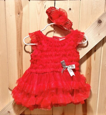 white christmas dresses Baby Girl Christmas Dress Puff Sleeves Beauty Pageant Dress Toddler Birthday Princess Dress main image 0