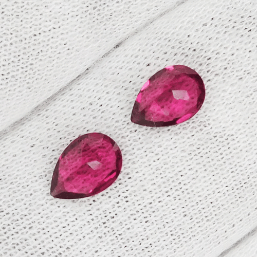 1.42Cts Ultra Fuego Natural "Rosa Pastel" Rubelita Turmalina Pera Par...!!!!! - Imagen 2 de 2