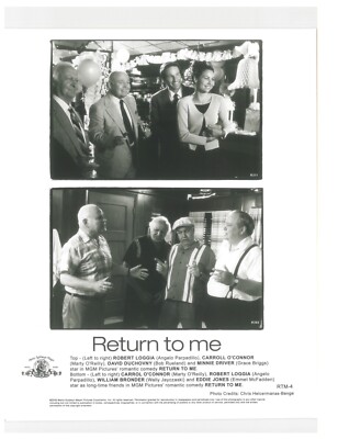 RETURN TO ME, PRESS KIT PHOTO, 8X10, MINNIE DRIVER, ROBERT LOGGIA
