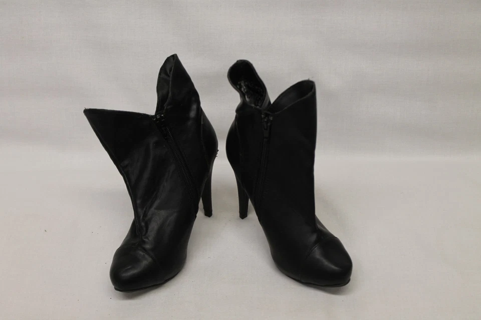 Baby Phat черный ботильоны Stiletto каблуки закрытый носок размер 6 M BD124040 - Изображение 4 из 4